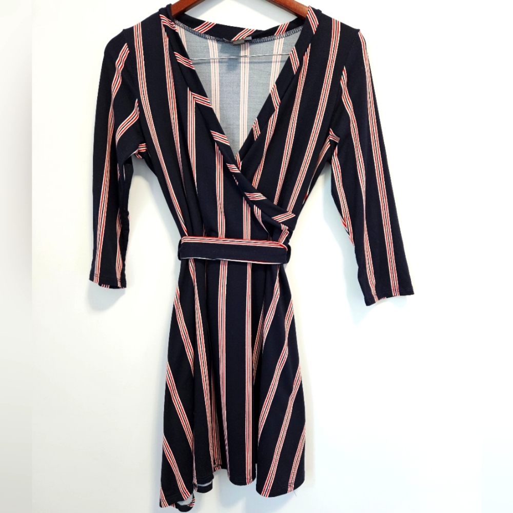Streetwear Society Wrap Mini Dress - Size US M